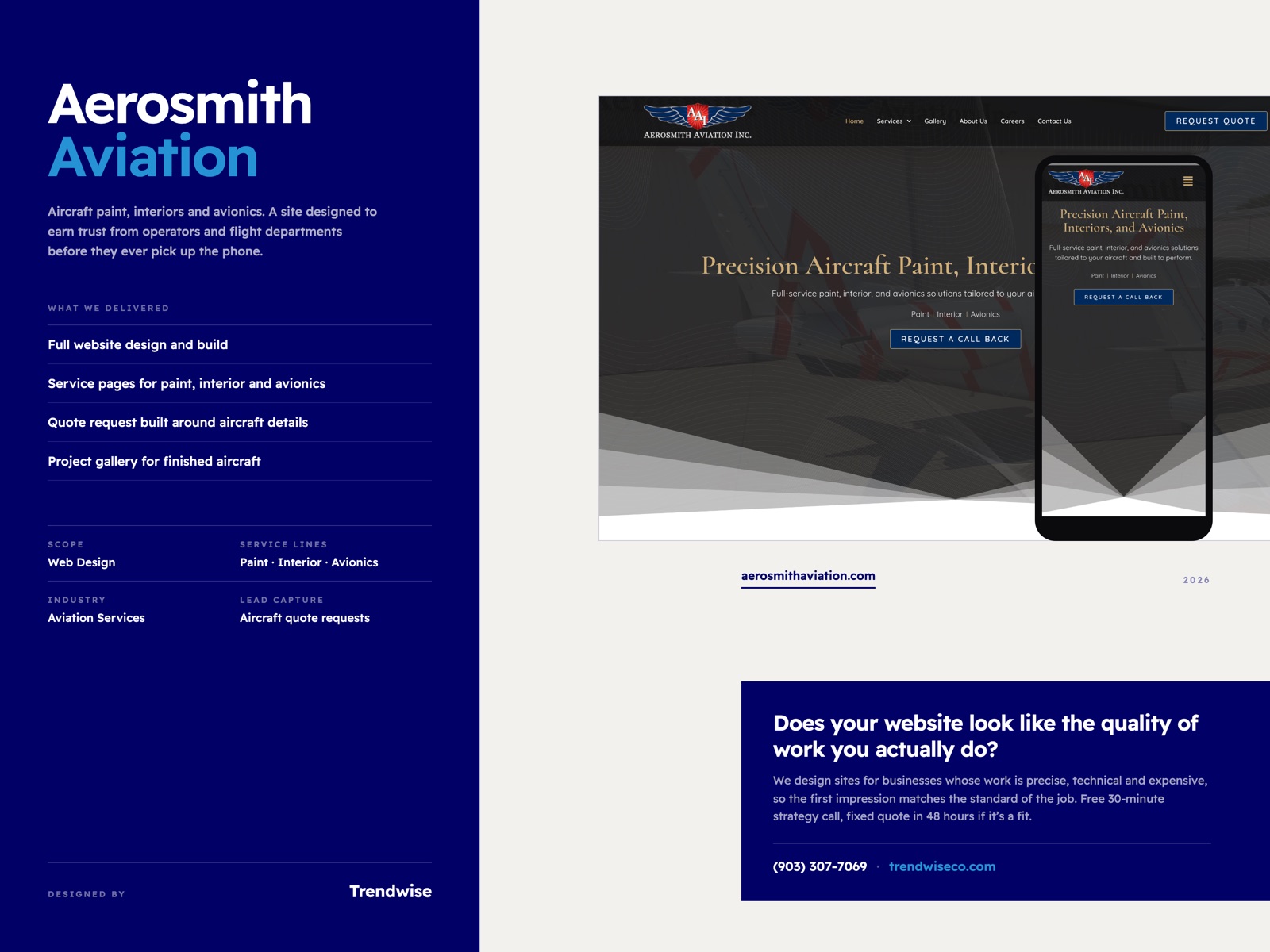 Aerosmith Aviation case study by Trendwise