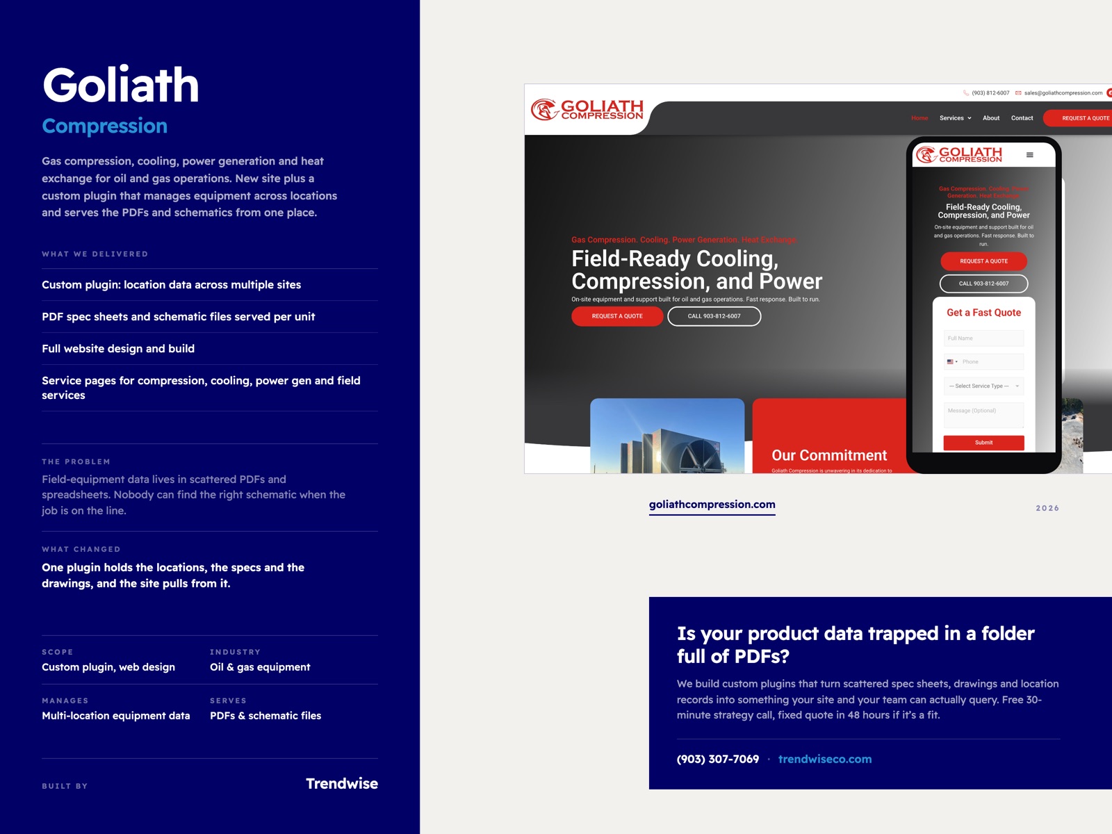 Goliath Compression case study by Trendwise