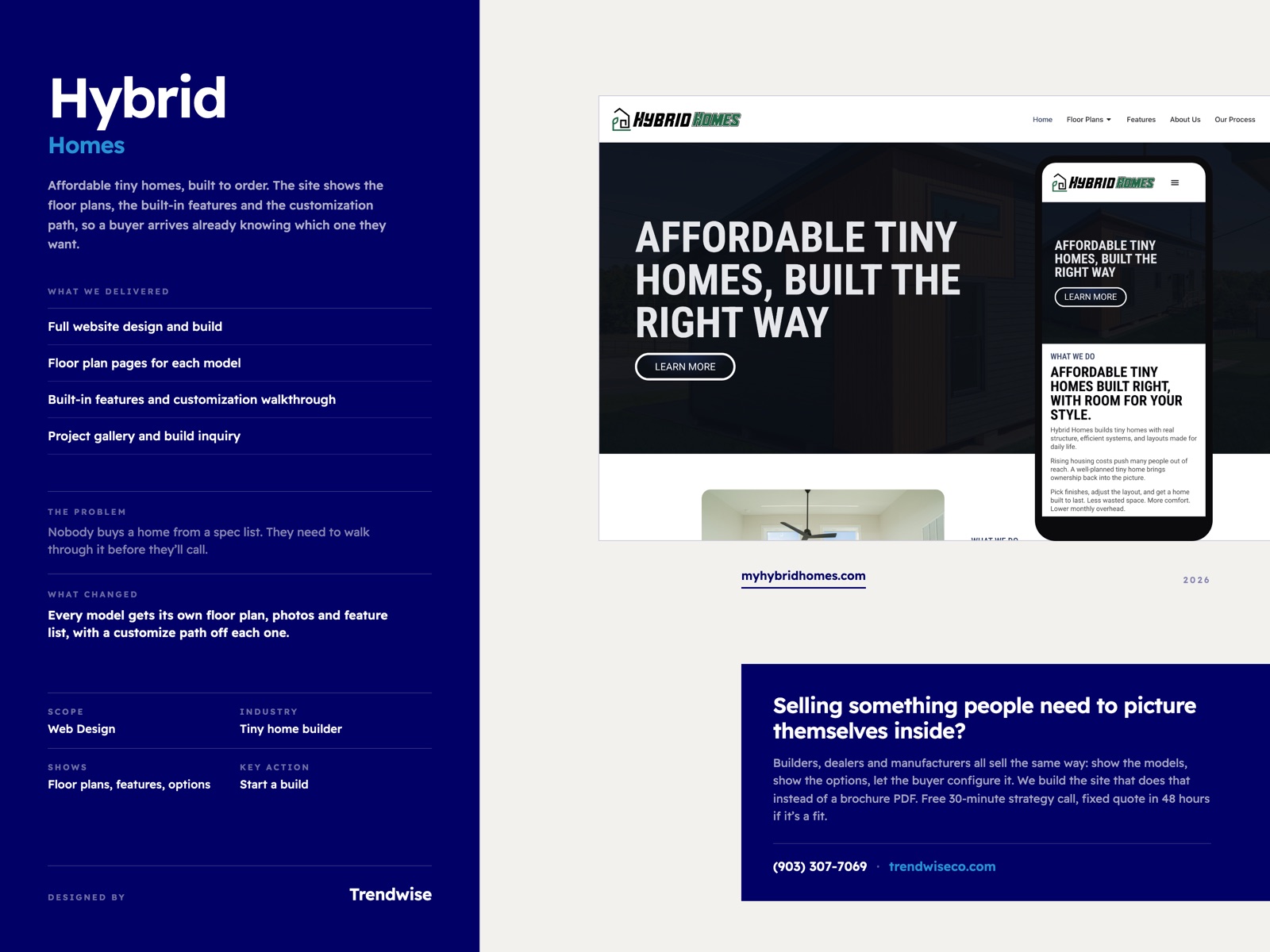 Hybrid Homes case study by Trendwise